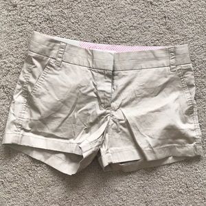 J crew factory tan chino shorts